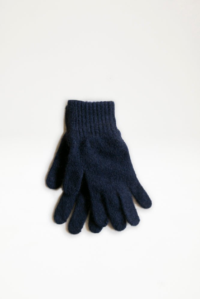 Possum Merino Gloves - Navy