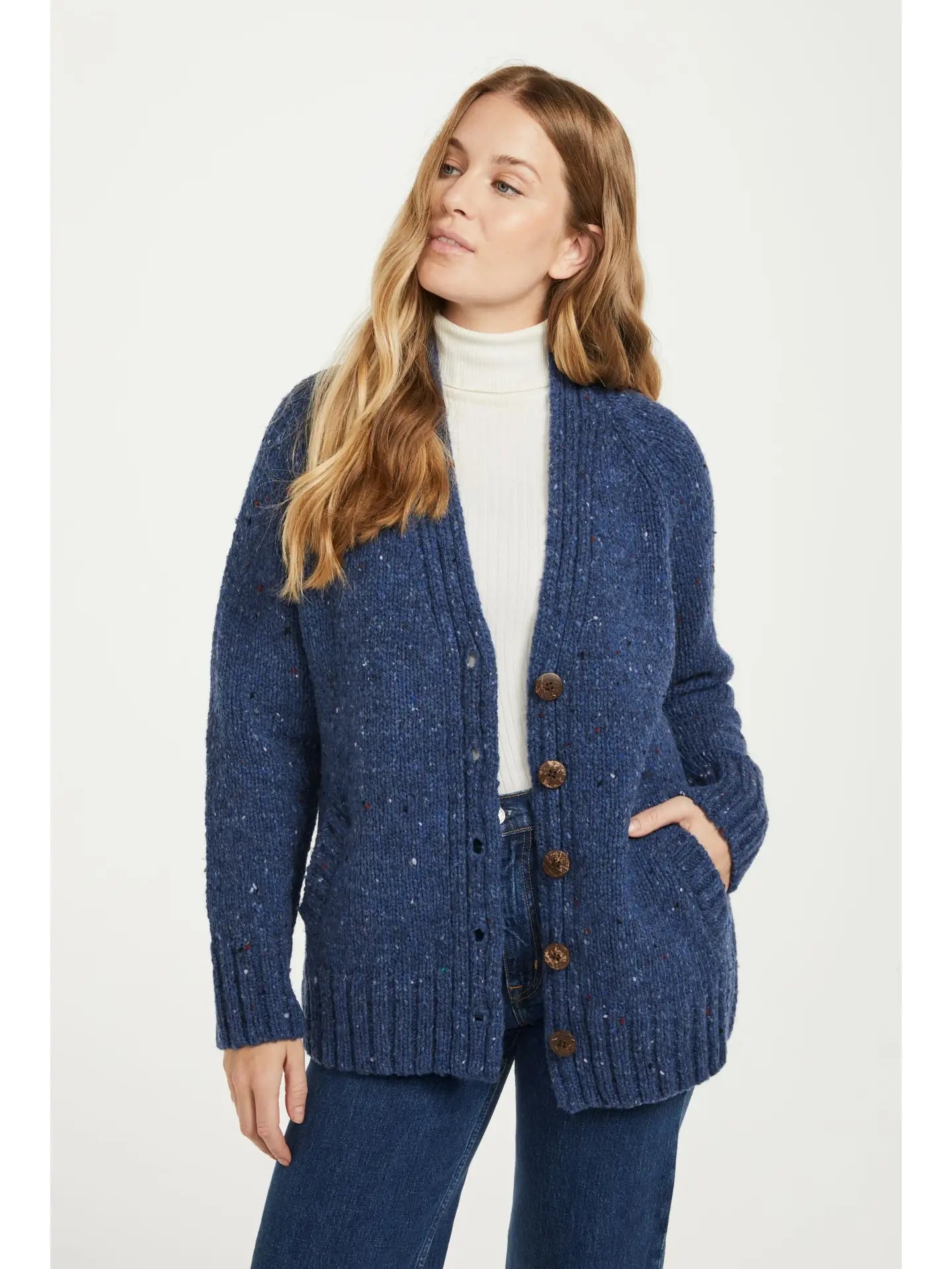 Preorder - 100% Donegal Tweed Cardigan - All Colours - Ensemble Studios