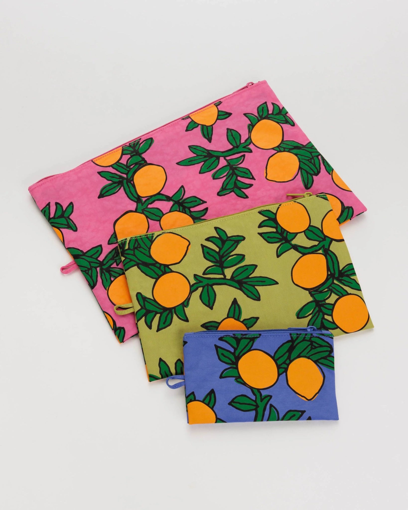 Baggu - Go Pouch Set - Orange Trees - Ensemble Studios