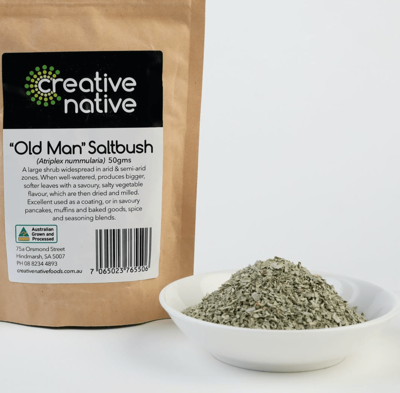 Creative Native - Saltbush Flakes 50gm - Ensemble Studios