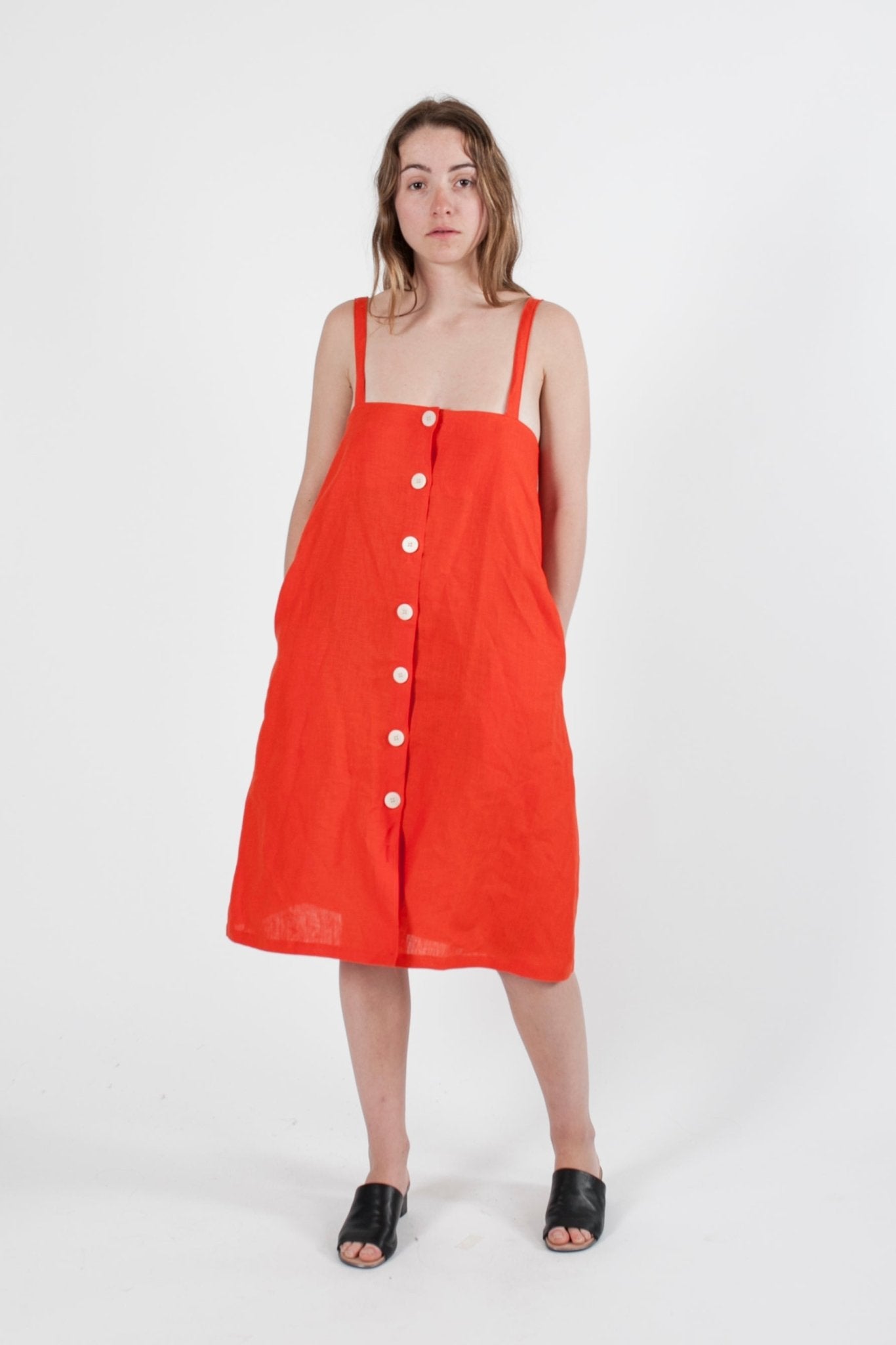 Hemp Linen Reversible Dress - Ensemble Studios