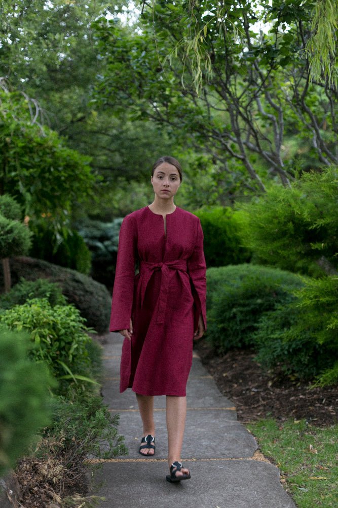 Hemp Linen Tunic Dress - Ensemble Studios