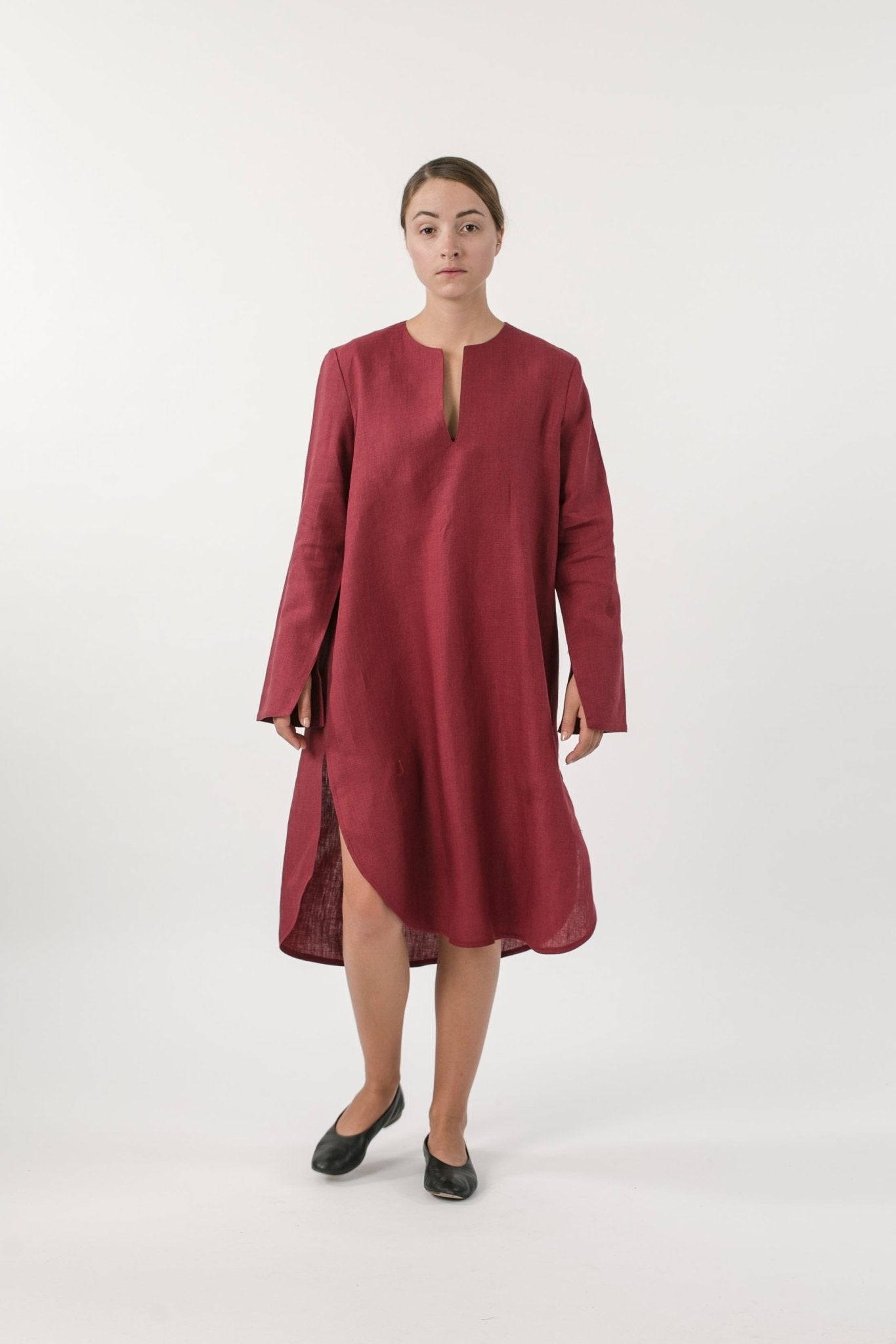 Hemp Linen Tunic Dress - Ensemble Studios