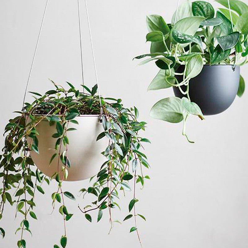 Kinto - Hanging Plant Pot - 140mm - Black - Ensemble Studios