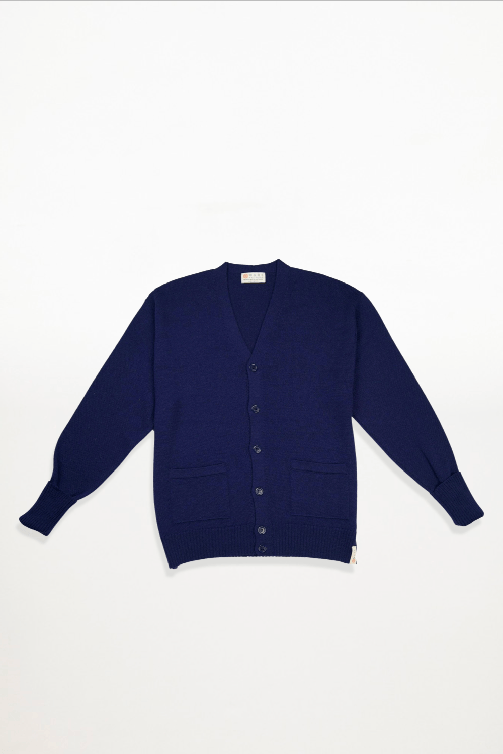 Mars Knitwear - Merino Wool Signature Cardigan - Navy - Ensemble Studios